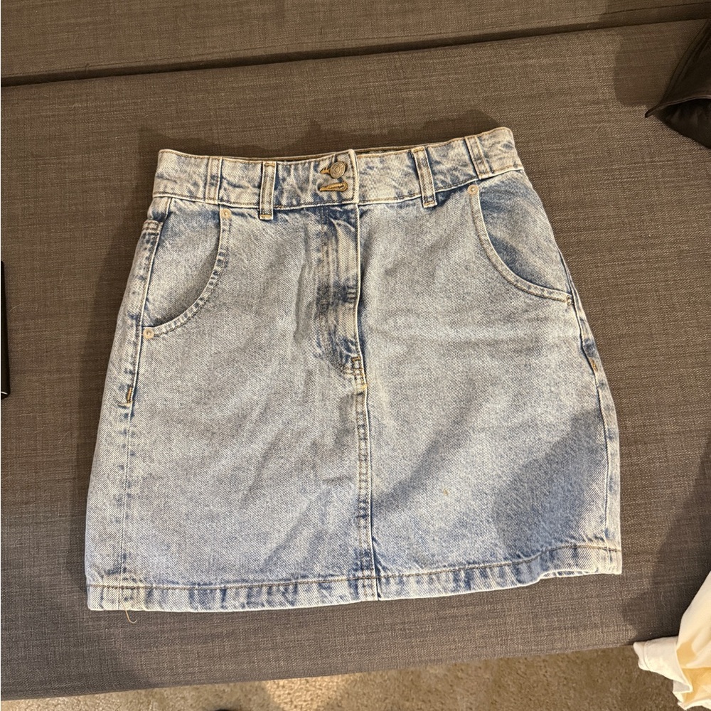 Mango Denim Mini Skirt